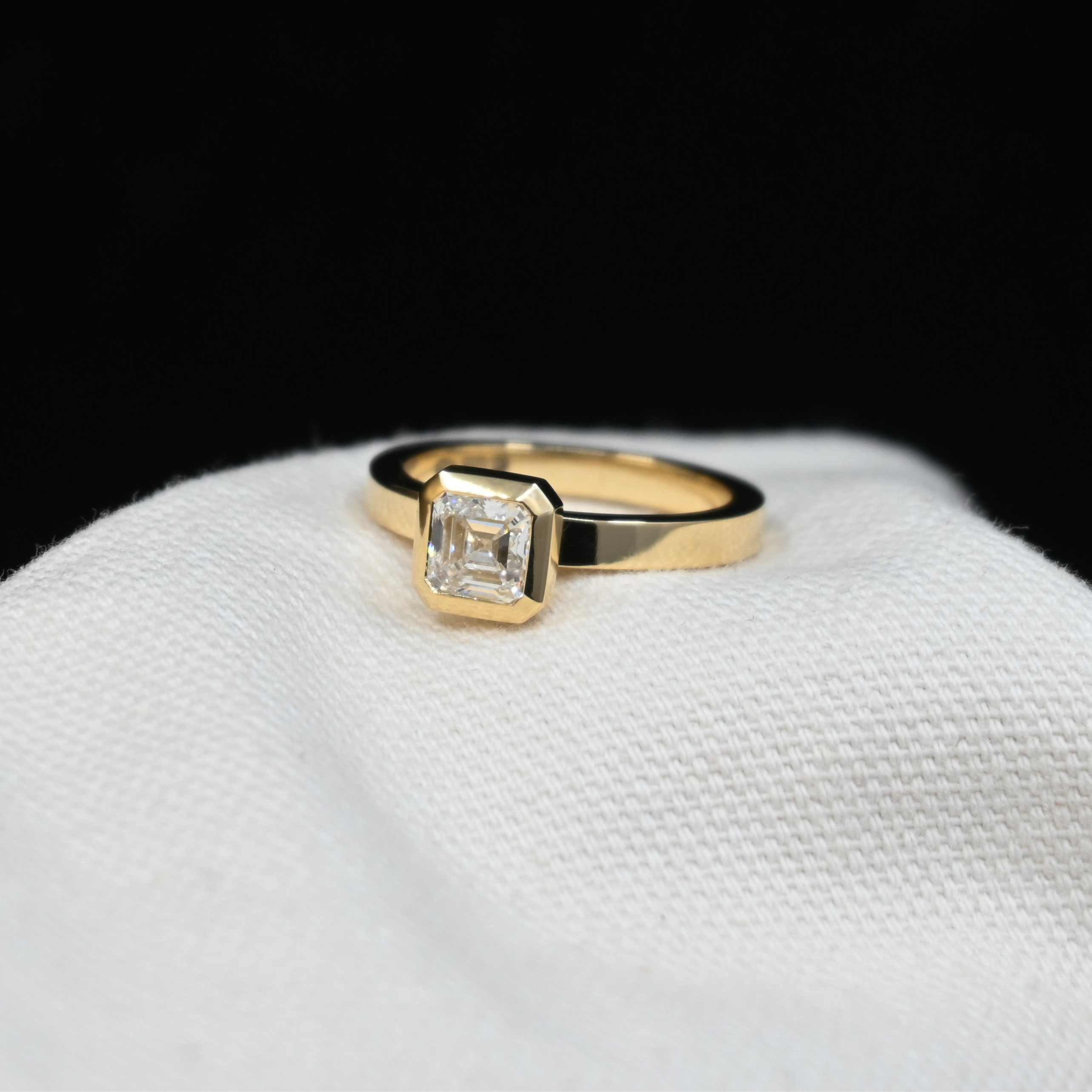 Diamond Solid Gold Band. Bespoke jewellery designer based in Tarporley, Cheshire, bespoke engagement rings, wedding bands and jewellery remodelling