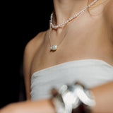 T-Bar Pearl Necklace