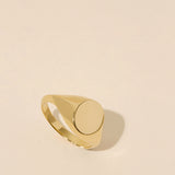 Women’s Oval Signet Ring