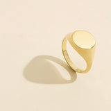 Women’s Round Signet Ring