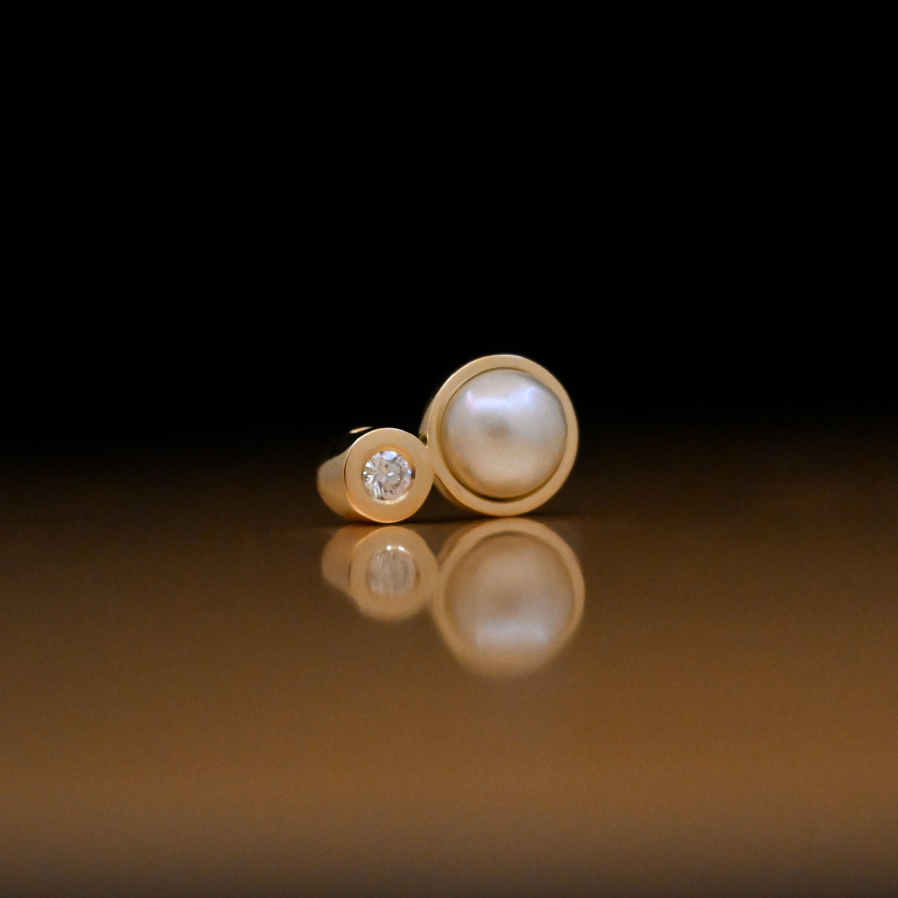 Pearl and Diamond Pendant for a Bespoke 9ct Gold Necklace