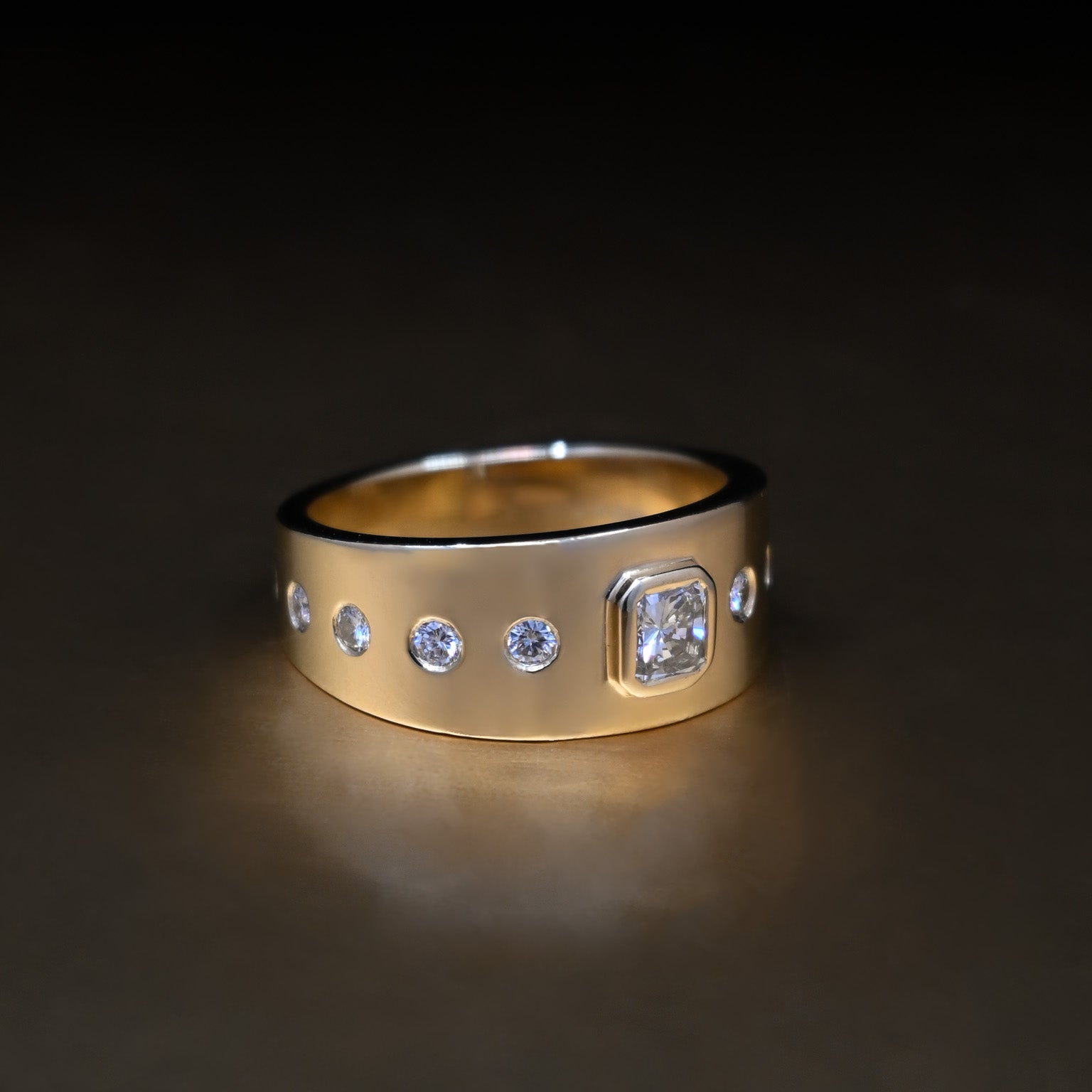 Recycled gold diamond jewellery redesign UK