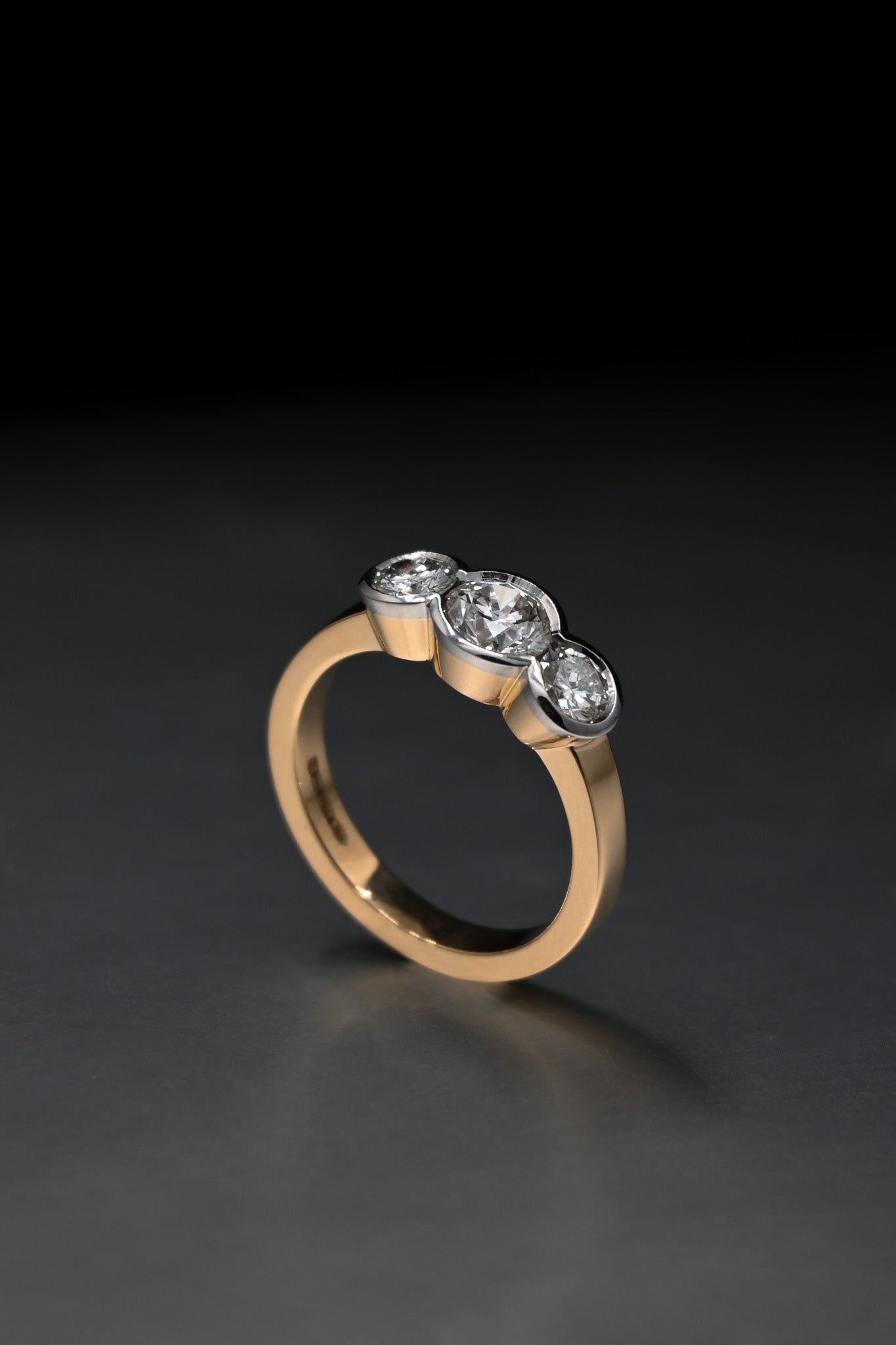 Recycled gold diamond jewellery redesign UK