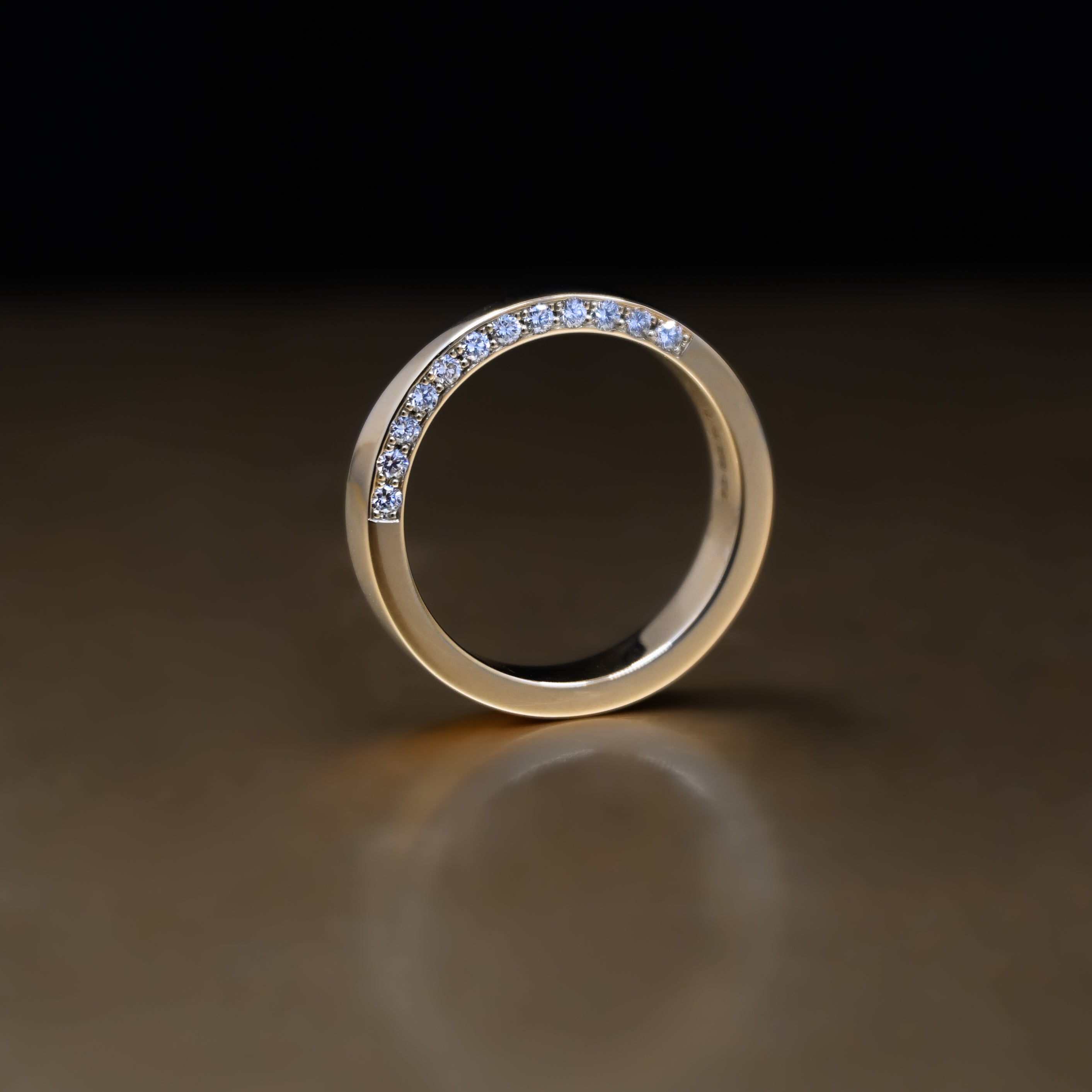bespoke diamond wedding band, Cheshire UK