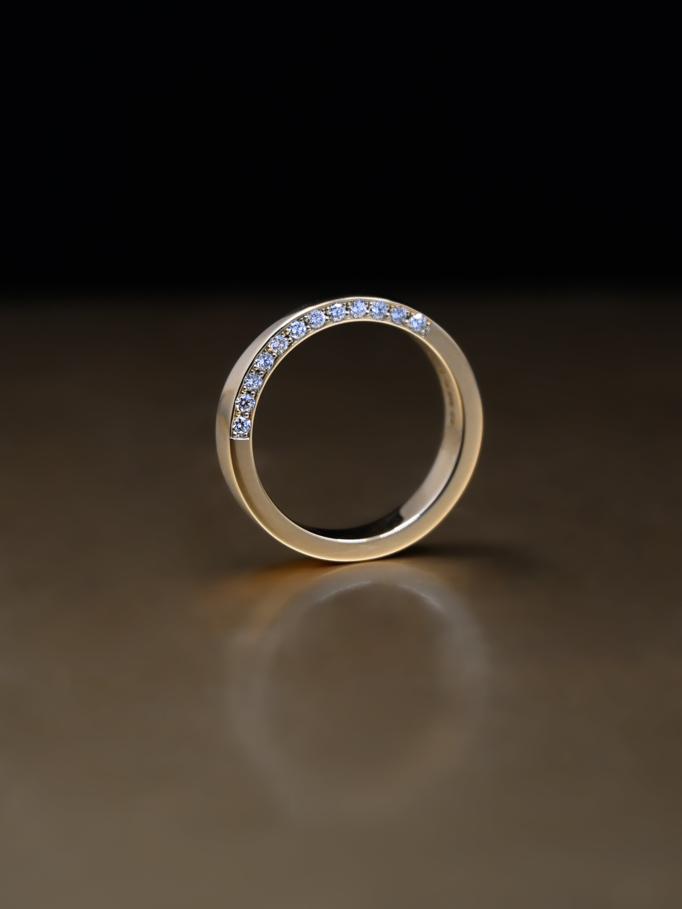 bespoke diamond wedding band, Cheshire UK