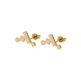 KOTI gold crawler earrings