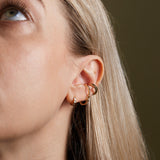 Oval Recycled Gold Ear Cuff