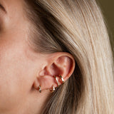 Oval Recycled Gold Ear Cuff