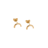 Gold Rainbow Minimal Earrings