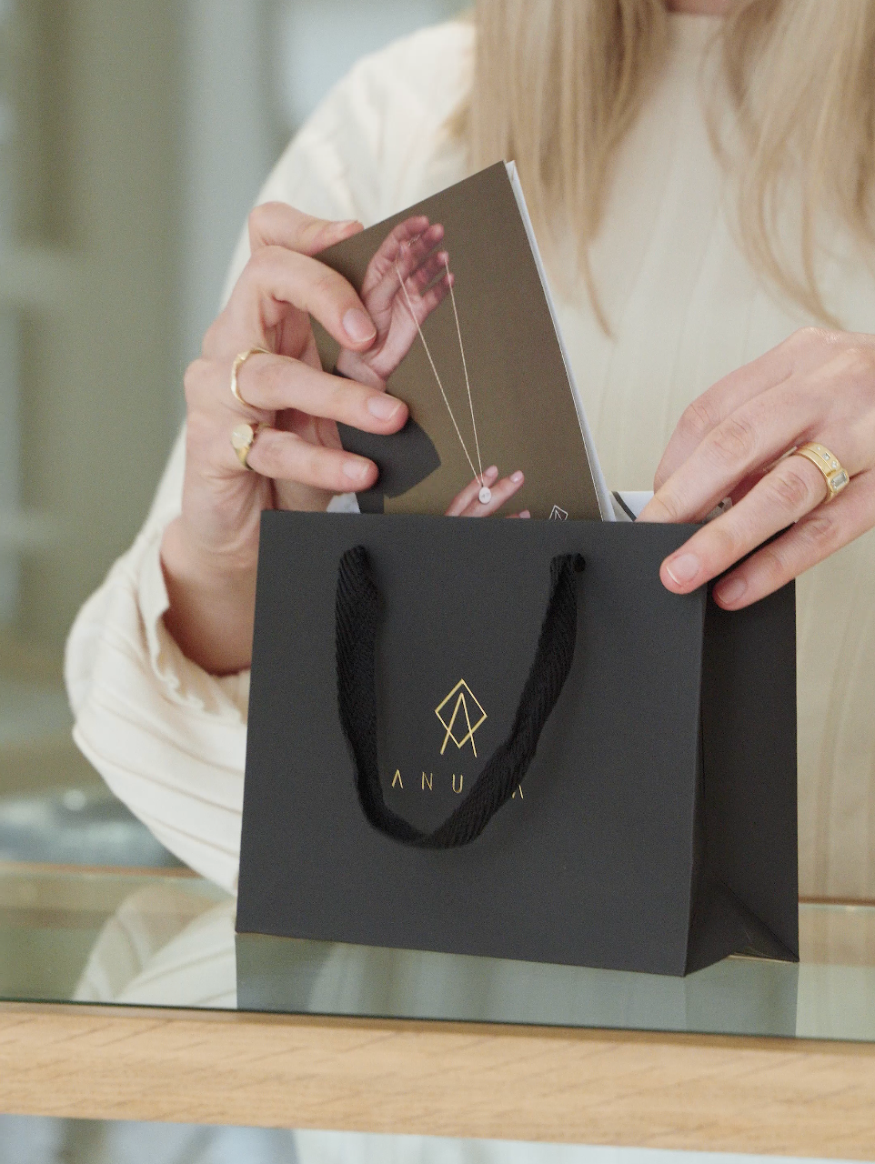 Sustainable Packaging for Ethical Jewellery, Visit Our Tarporley Showroom