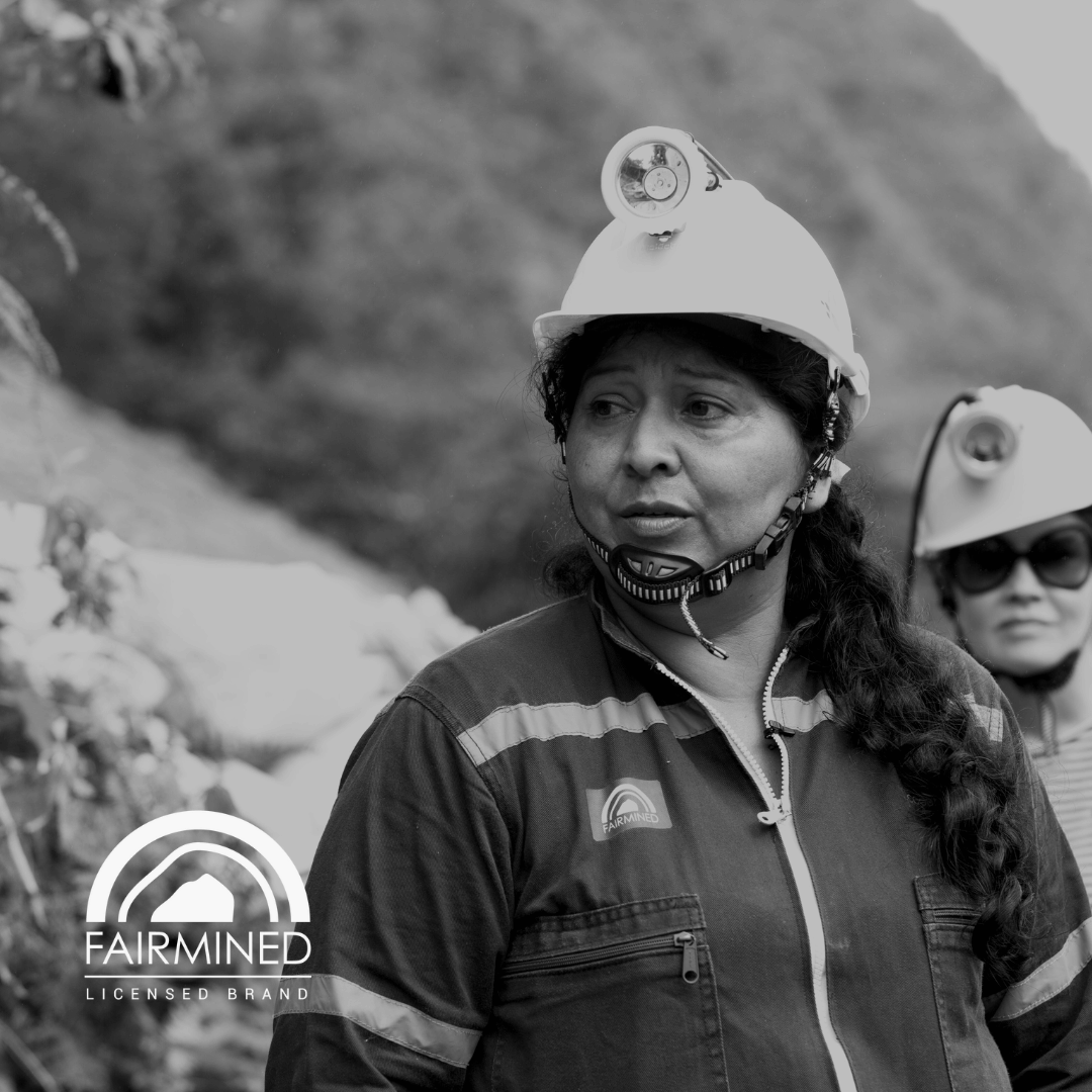 Female Miner, Fairmined Gold Licensed Brand