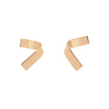 LOKA FOLDED STUD EARRING GOLD