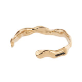 Gold Flow Cuff Bangle