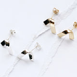 LOKA FOLDED STUD EARRING GOLD