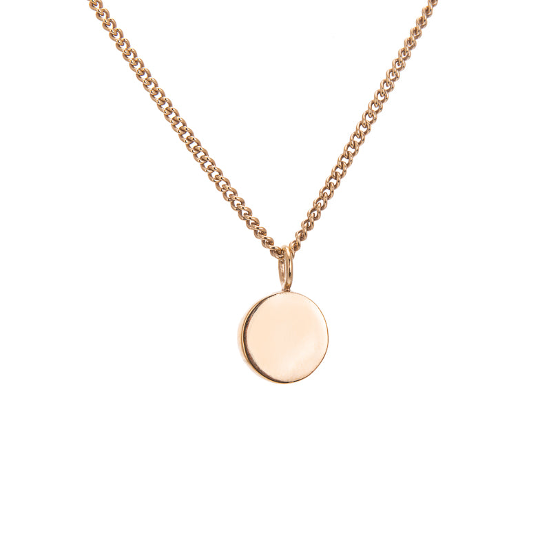 Amati Gold Disc Necklace