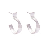 LOKA CURVE HOOP EARRINGS
