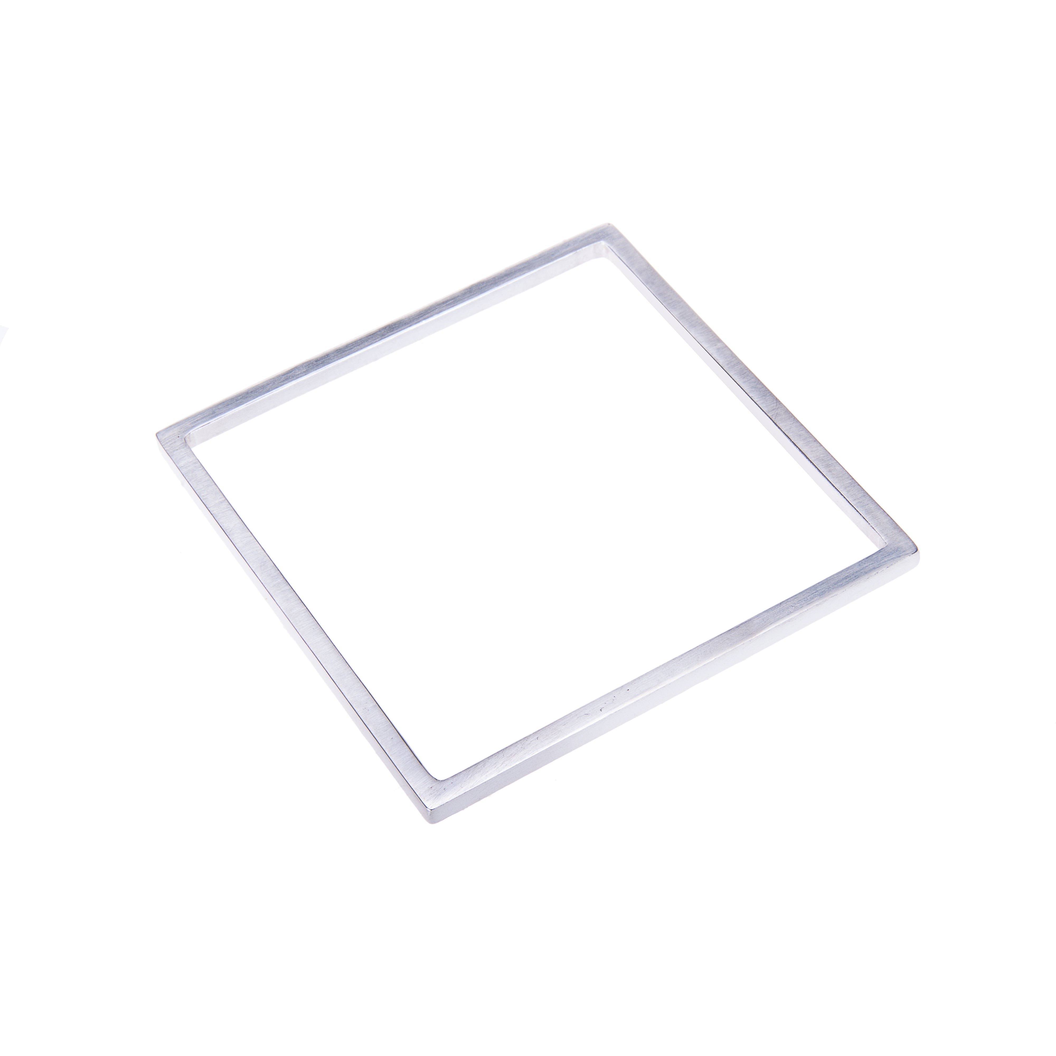 Koti Recycled Silver Square Bangle