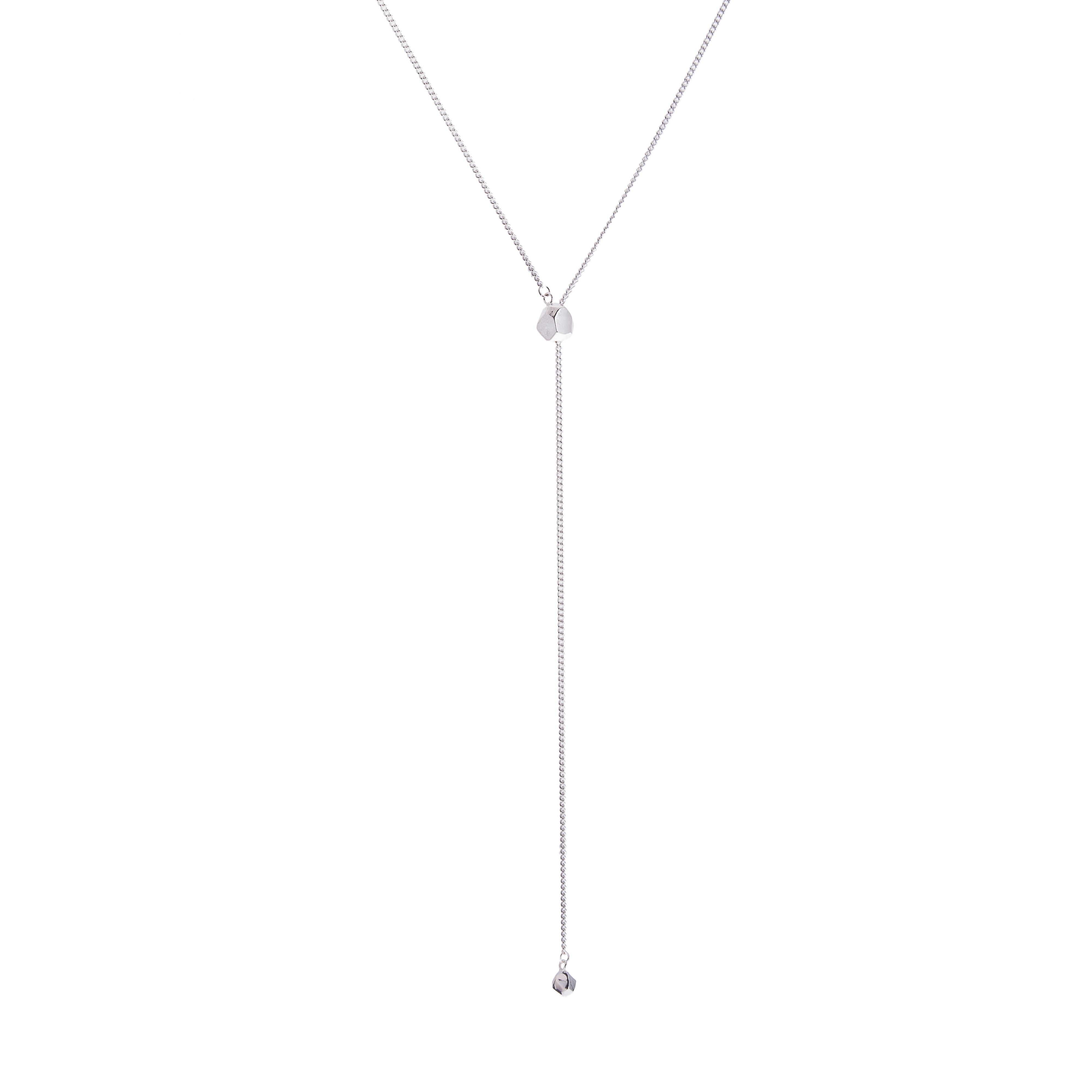 Mani Recycled Silver Pendant Necklace