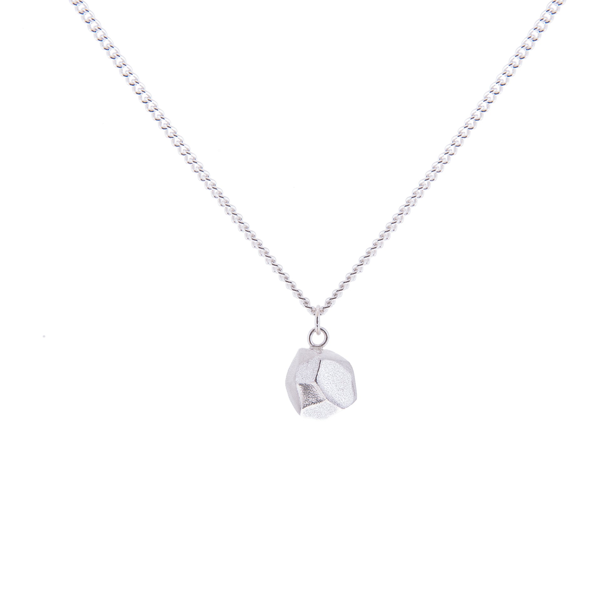 Silver Big MANI Necklace