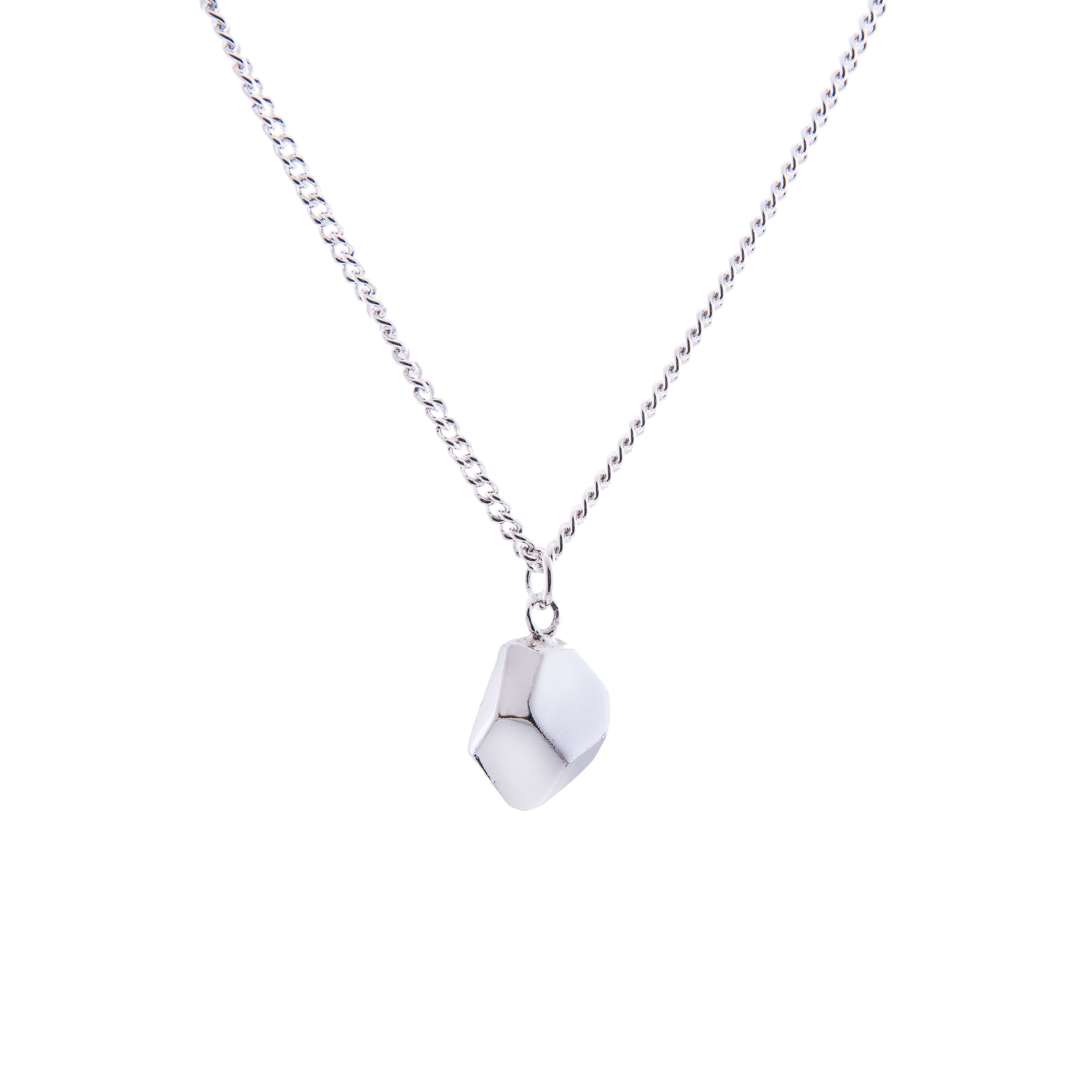 Mani Recycled Silver Charm Pendant Necklace