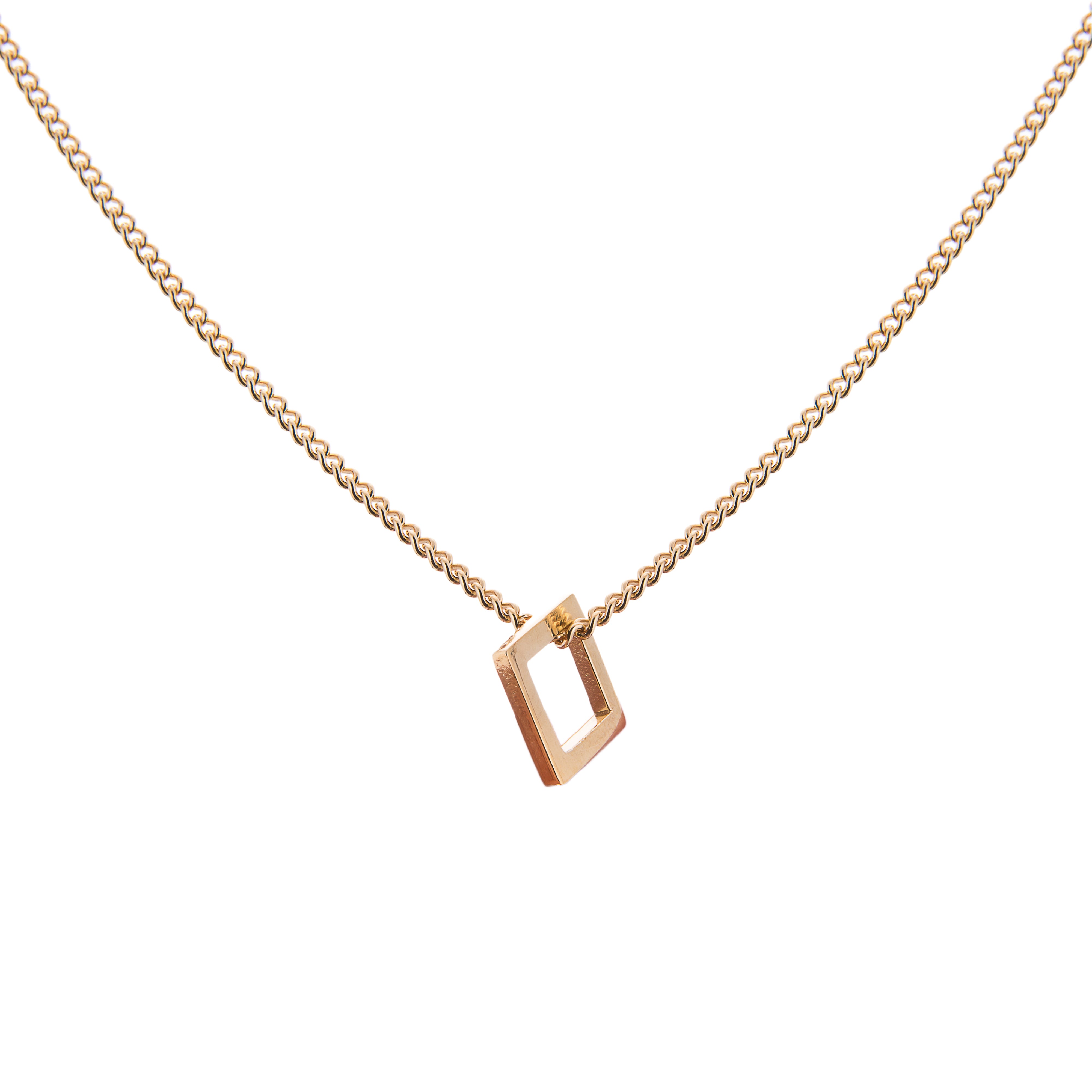 Koti Gold Vermeil Plate Pendant Necklace