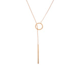 GOLD LARIAT NECKLACE