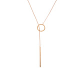 GOLD LARIAT NECKLACE