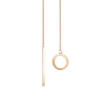 GOLD LARIAT NECKLACE