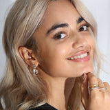 LOKA CURVE HOOP EARRINGS