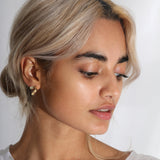 LOKA FOLDED STUD EARRING GOLD