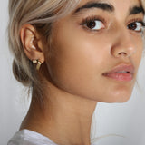 LOKA FOLDED STUD EARRING GOLD
