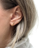 TINY MANI STUD EARRINGS