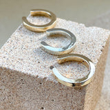 Round Recycled Gold Ear Cuff