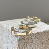 Round Recycled Gold Ear Cuff