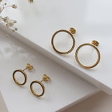AMATI LARGE EARRINGS GOLD