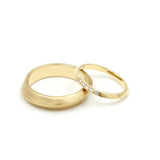 Knife Edge Wedding Band 5mm