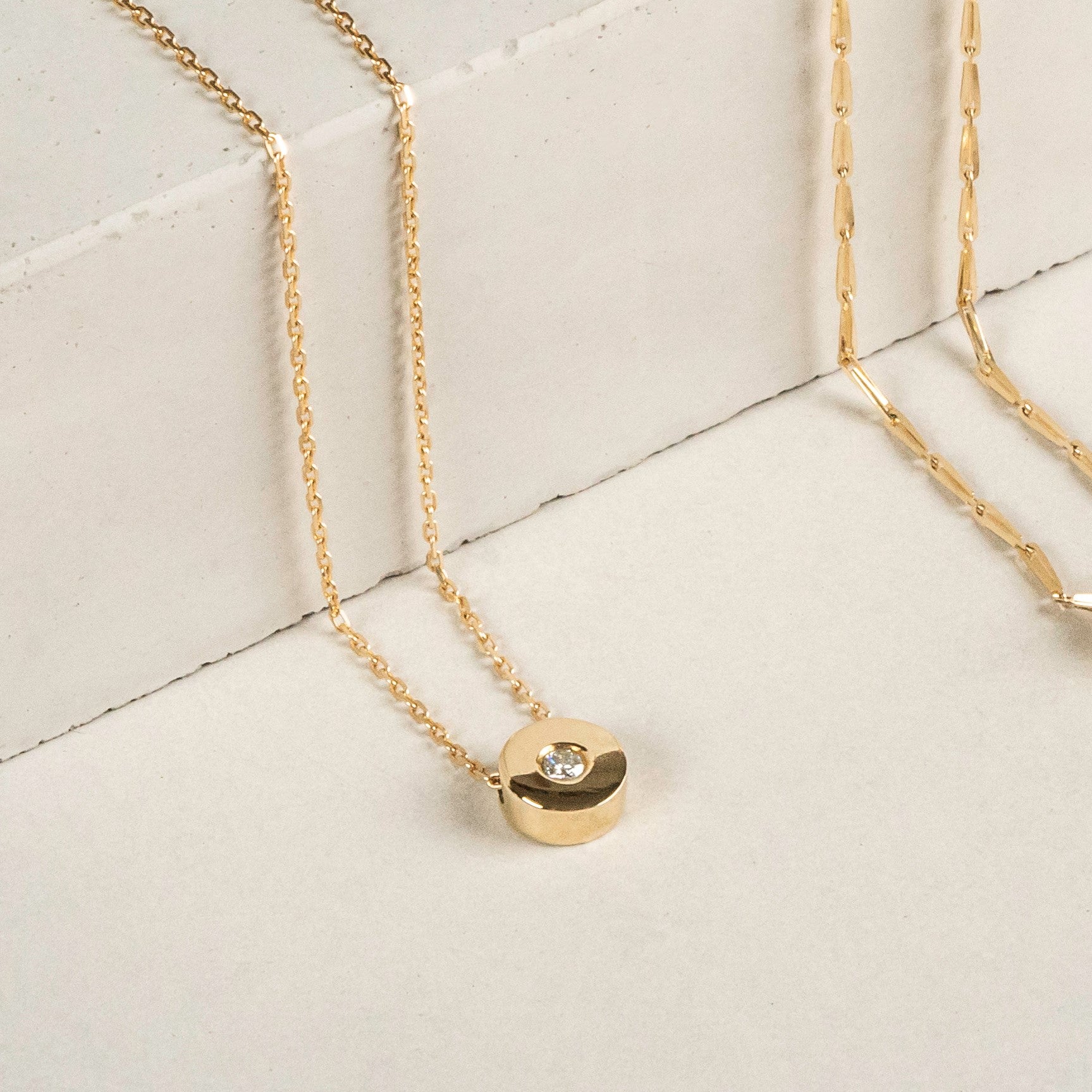 fairmined gold diamond necklace