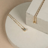 AMARA TEAL SAPPHIRE NECKLACE