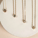 AMARA TEAL SAPPHIRE NECKLACE