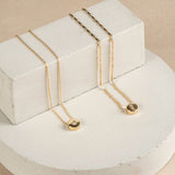 ADARA DISC NECKLACE SINGLE DIAMOND