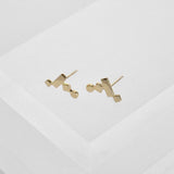 KOTI gold crawler earrings